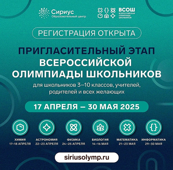 Пригласительный этап всероссийской олимпиады школьников.